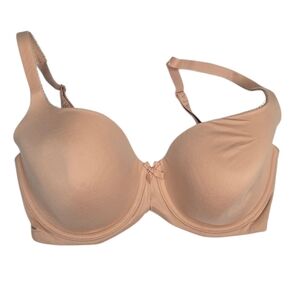 Victoria’s Secret Lined Demi Bra Beige Size 34DDD Underwire 398265